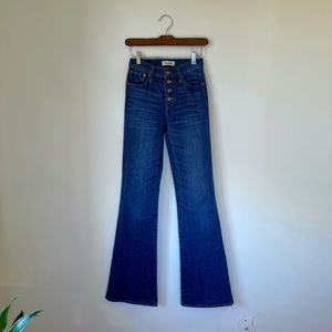 Madewell Flea Market Flares, Size 23